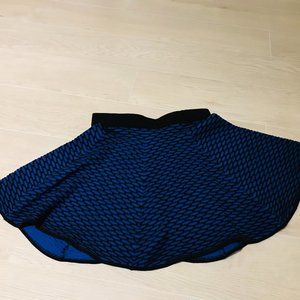 Fit & Flare Intermix Mini Skirt